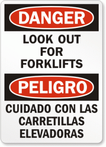 Bilingual-Forklifts-Danger-Sign-S-1970