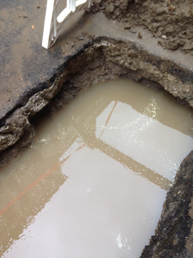 flooded trench hazard spotting