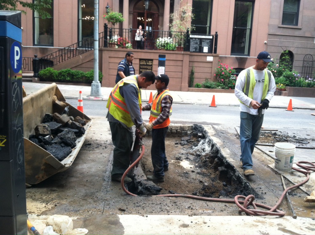 road construction site
