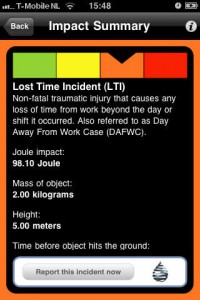 dropped objects calculator app
