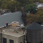 VIDEO: Missing fall protection on a flat roof! #HazardSpotting
