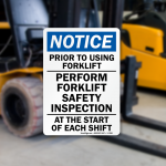 How to Conduct a Pre-Start Forklift Inspection